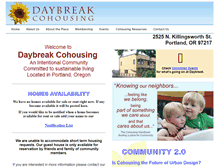 Tablet Screenshot of daybreakcohousing.org